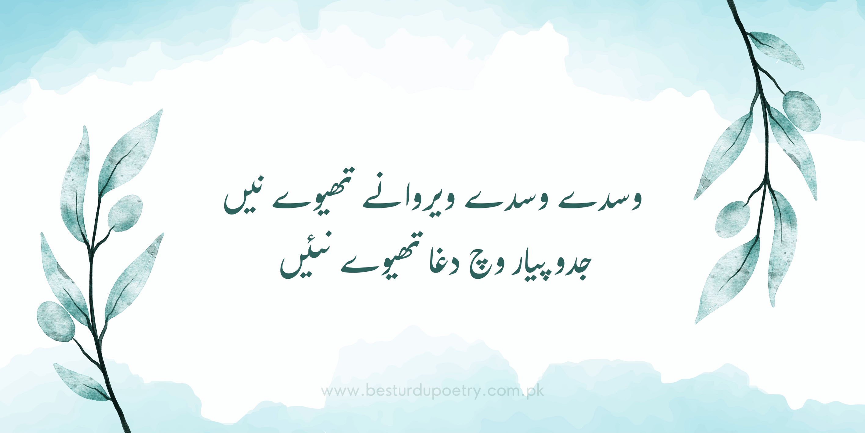 وسدے وسدے ویروانے تھیوے نیں | Best Urdu Poetry